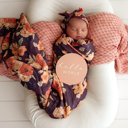 Sienna & Pink Sand Reversible Milestone Cards