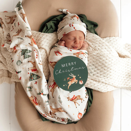 Prancer & Friends Reversible Single Milestone Card