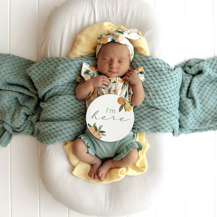 Citrus Squeeze & Peach Reversible Milestone Cards