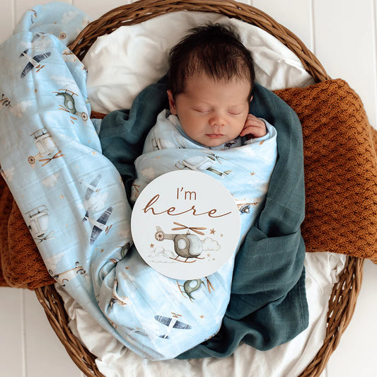 Taking Flight Organic Muslin Wrap