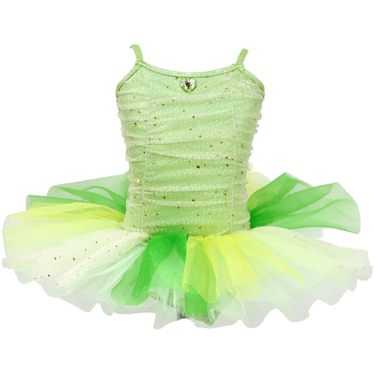 Disney Princess Tiana Sparkling Ruched Tutu Dress