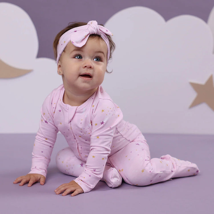Twinkle Organic Snuggle Sleepsuit Zip Footie