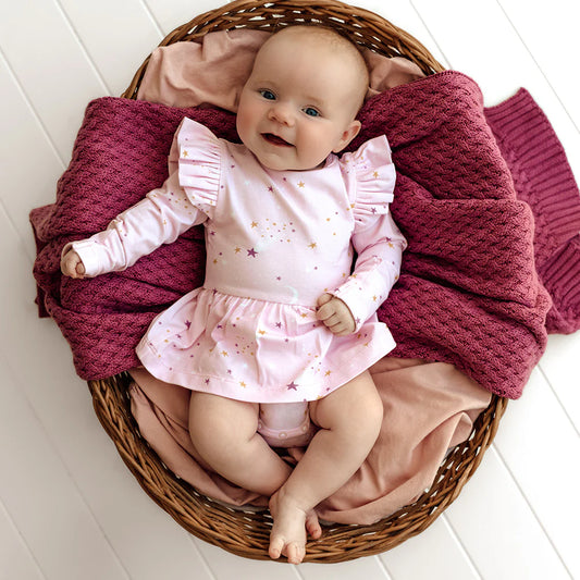 Twinkle Long Sleeve Organic Dress