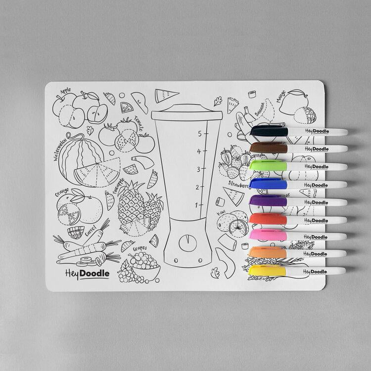 Breakfast Blend Reusable Colour-in Placemat