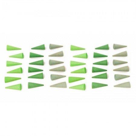 Grapat Mandalas - Green Cones