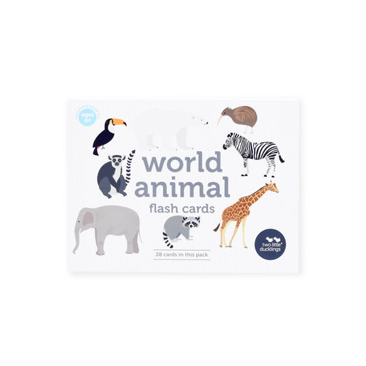 World Animals Flash Cards